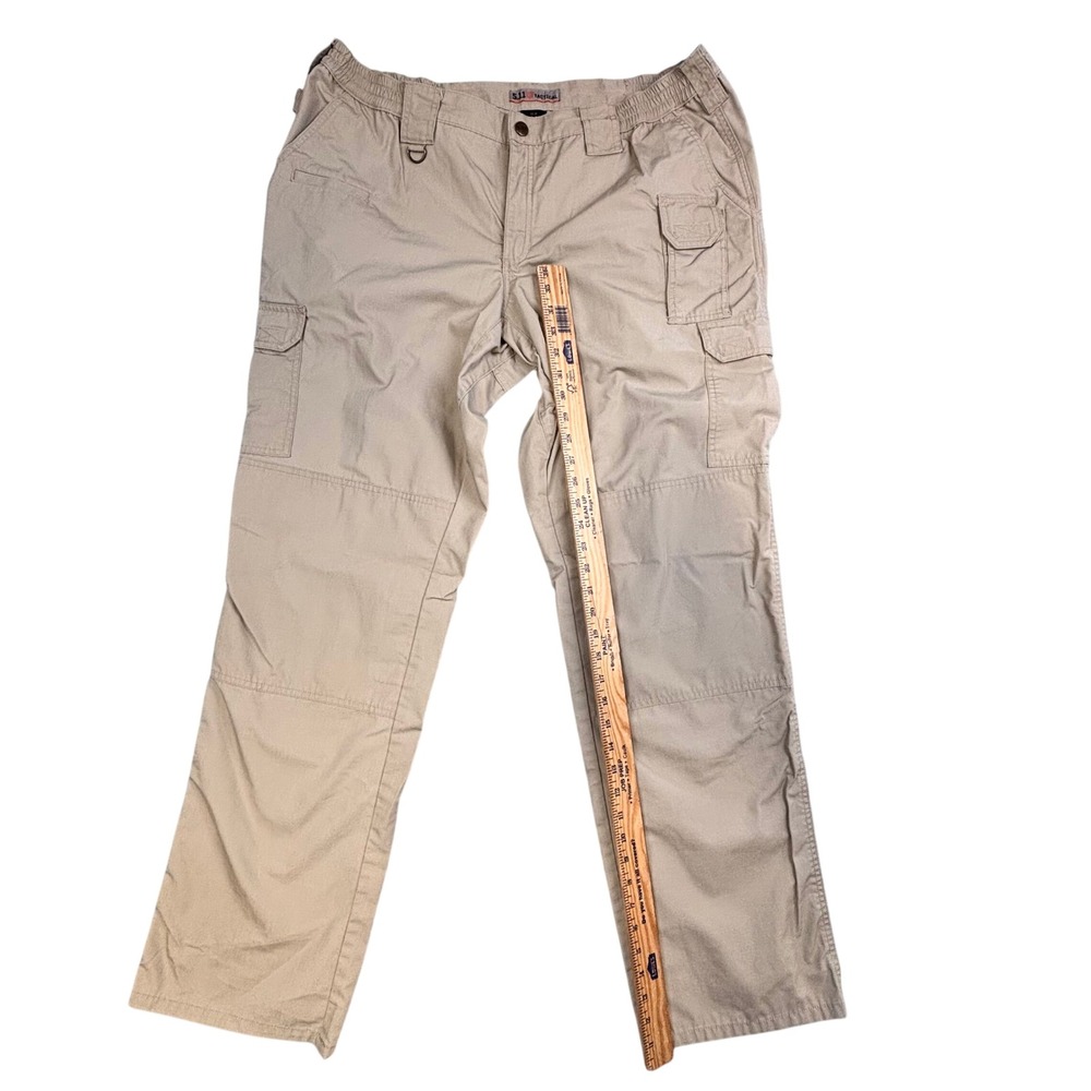 5.11 Tactical Womens Taclite Pro Cargo Pants Tan Khaki Size 20 Long (38 x 33) - Picture 2 of 7